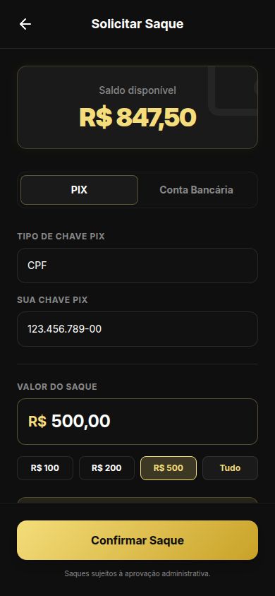 tela do app